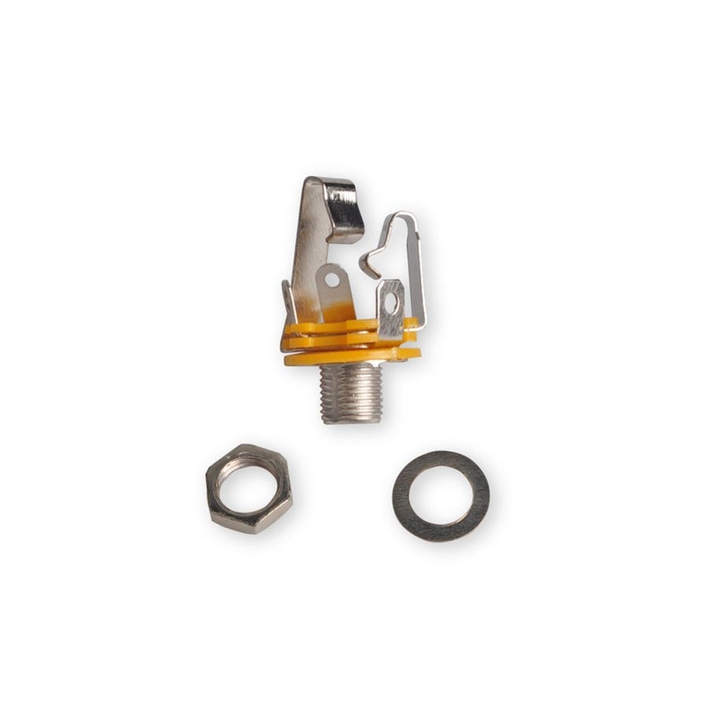 HTTX (1/4 inch) 6.35mm Stereo TRS Socket Female Microphone Connector Panel Mount Adapter (10 Pack) - Image 3